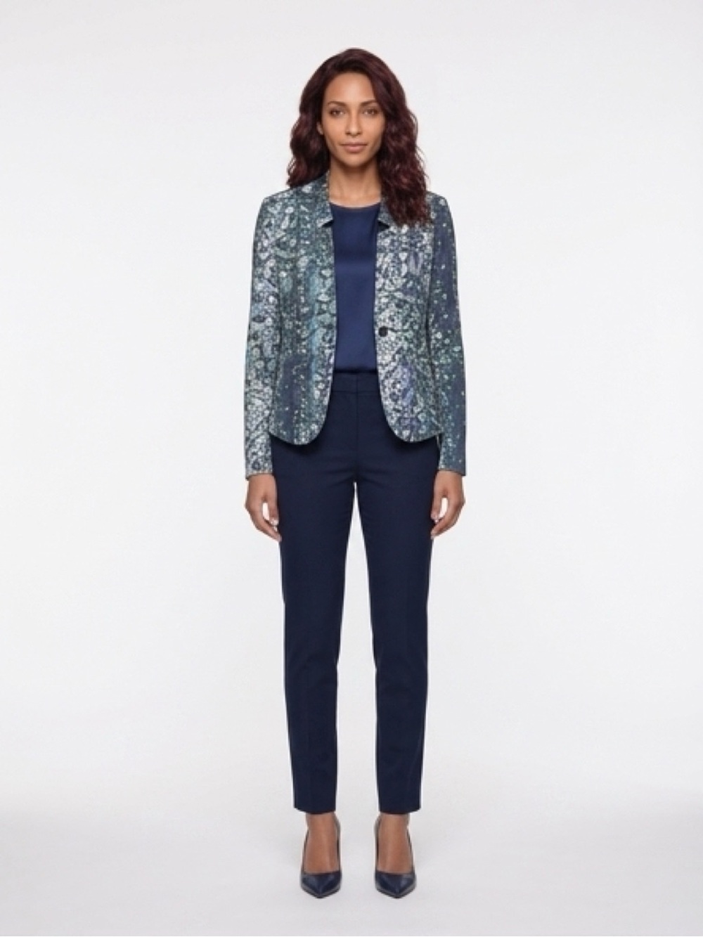 Escada Women's Multicolor Abstract Blazer